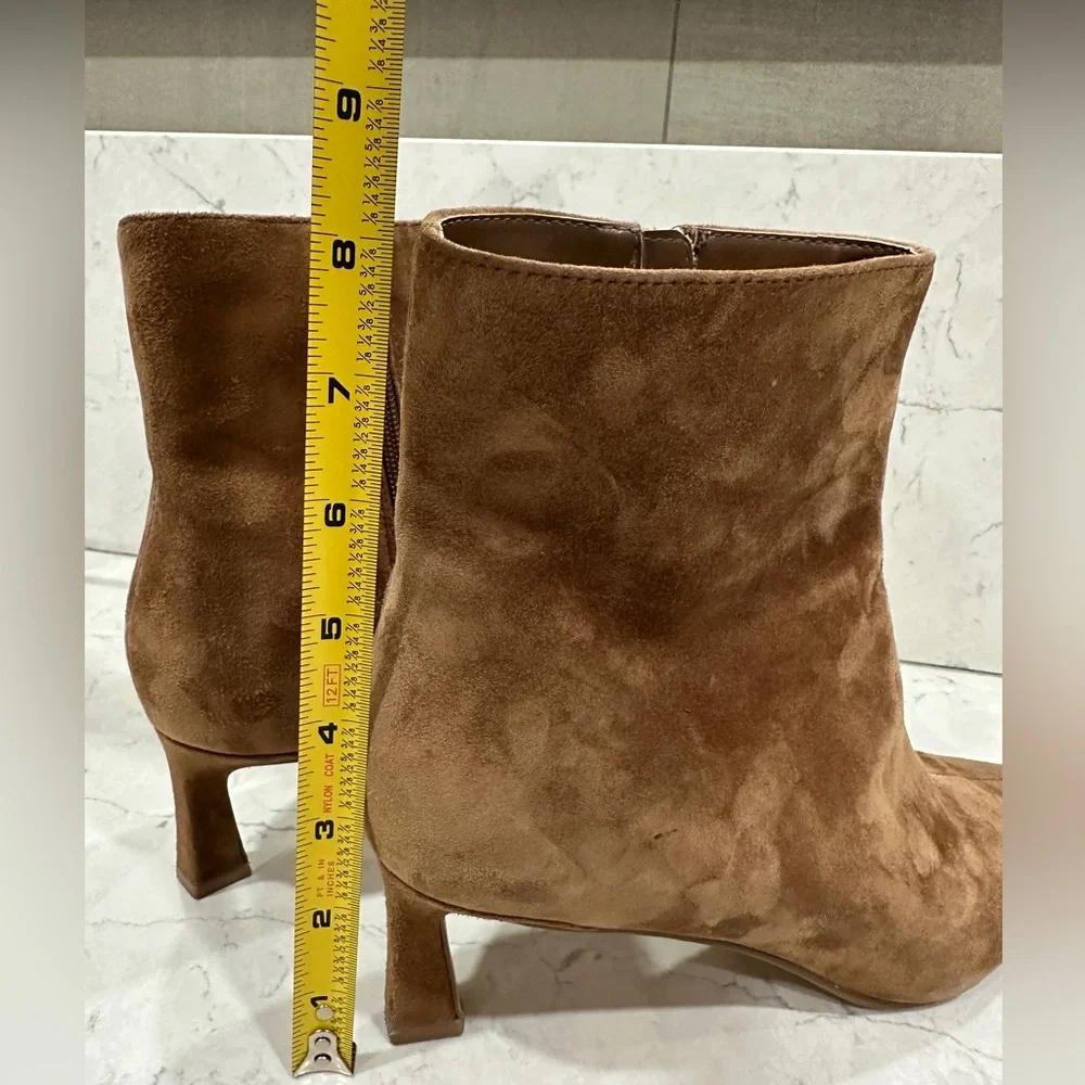 Steve Madden Tan Suede Heeled Boots 8.5 - Picture 10 of 10